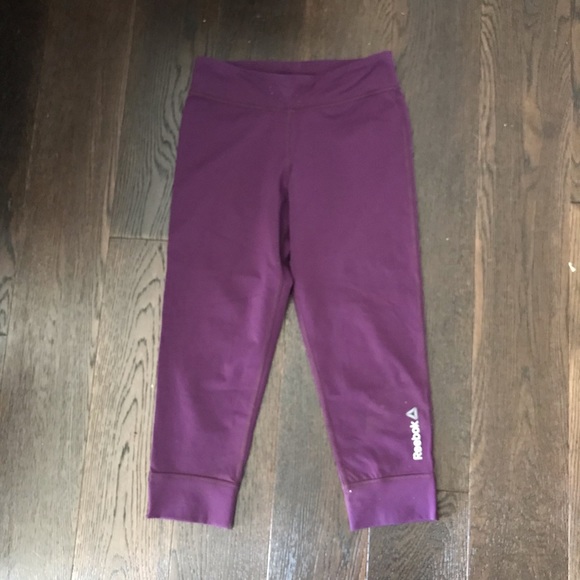 Reebok purple leggings, Adult Small - Picture 1 of 3